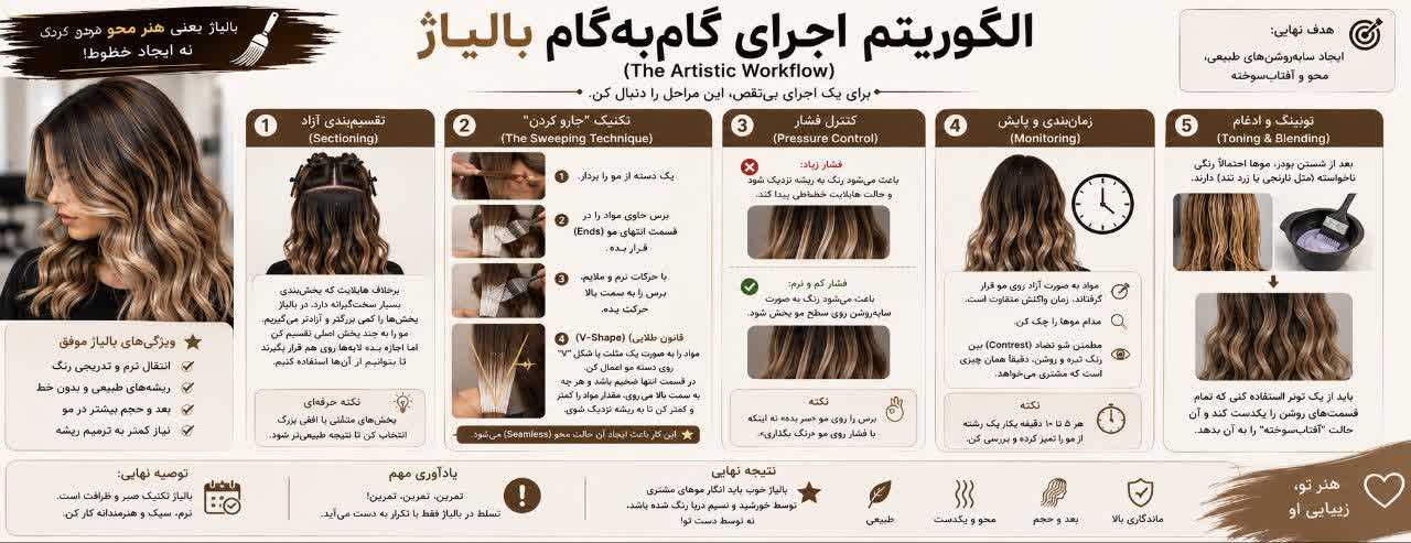 الگوریتم اجرای گامبهگام بالیاژ (The Artistic Workflow) الگوریتم اجرای گامبهگام بالیاژ (The Artistic Workflow)